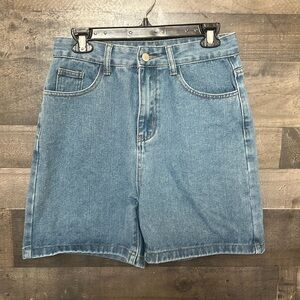 Light Blue Shein Jean Shorts